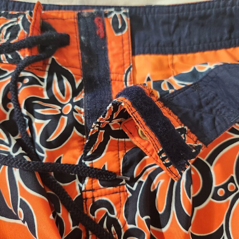 O'NEILL Men's 21 Inch Size M Floral Print Drawstring Boardshorts Beach Cruise - Picture 5 of 14